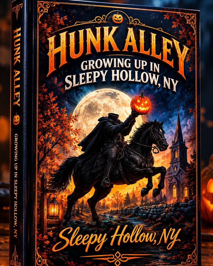Hunk Alley book cover by Alvin J. Brideau